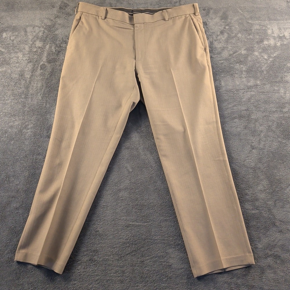 Van Heusen Mens Slim Fit Dress Pants 38x30 Brown